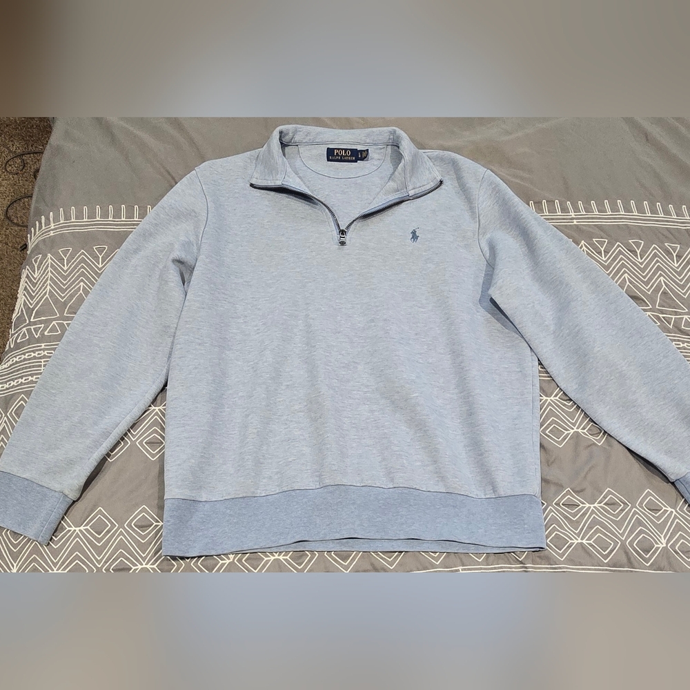 Polo Ralph Lauren Quarter Zip Sweatshirt Size Large